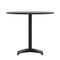 Emma and Oliver 31.5'' Round Aluminum Indoor-Outdoor Table with Base